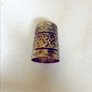 Vtg Sterling Thimble